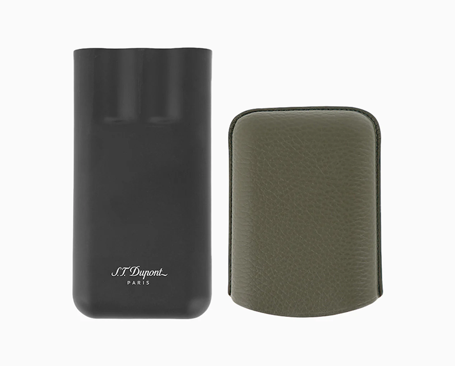 st dupont humidor khaki green black 5