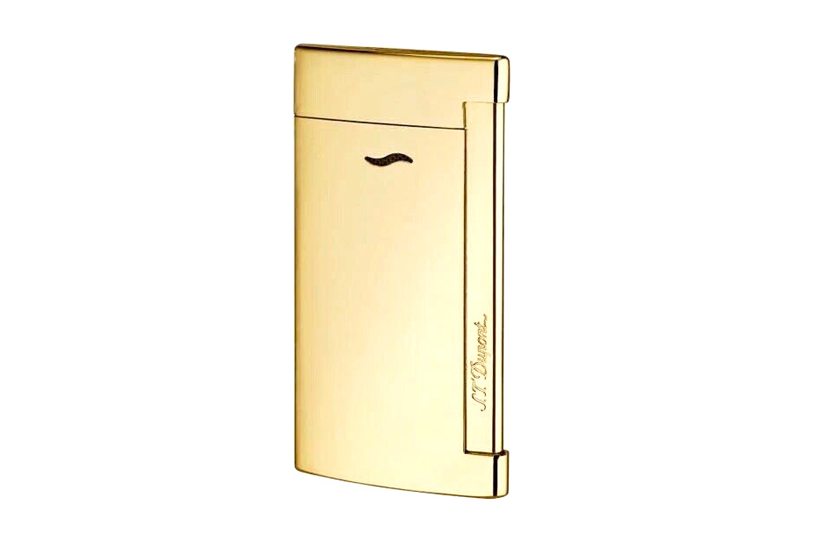 st dupont lighter slim7 light gold 2