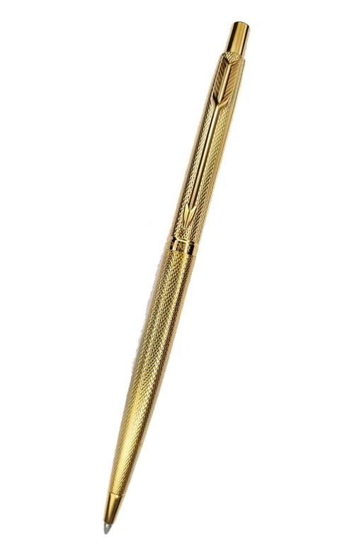 Parker Classic 系列 – 鍍23K黃金鑽石紋按式原子筆 (PN-CC-DIAGLD-GT-BP)