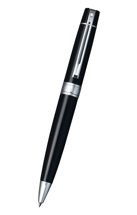 Sheaffer 300 系列 – 犀飛利300系列亮黑色銀夾原子筆 (E2931251)