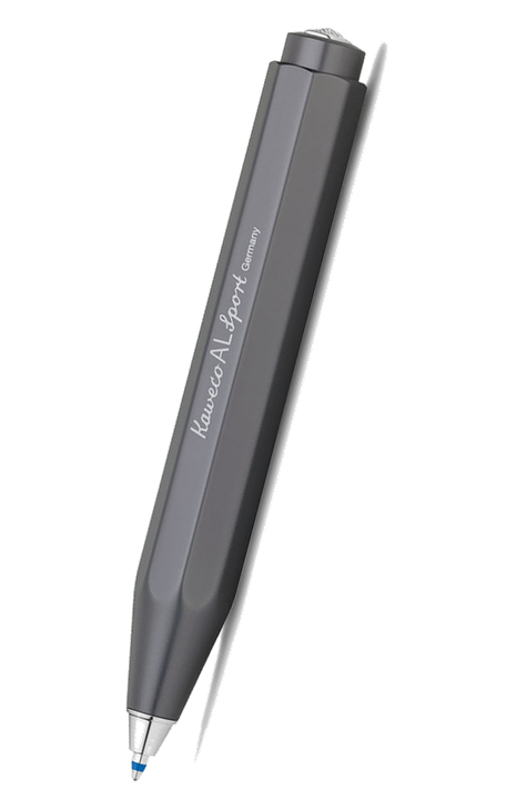 Kaweco AL Sport 系列 – 短杆按式原子筆-鈦金屬灰 (10000099)