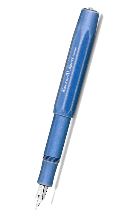 Kaweco AL Sport 系列 – 短杆墨水筆-洗水藍色 (10000735)