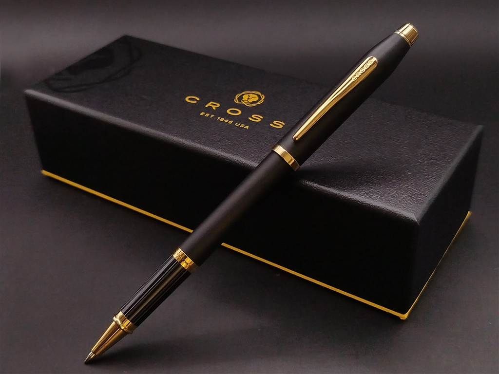 century-ii-matte-black-gold-trim-rb-6 century ii matte black gold trim rb 6