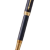 Parker Duofold 系列 – Duofold系列Prestige Blue Chevon 23K黃金夾18K黃金筆咀墨水筆 (1931369)