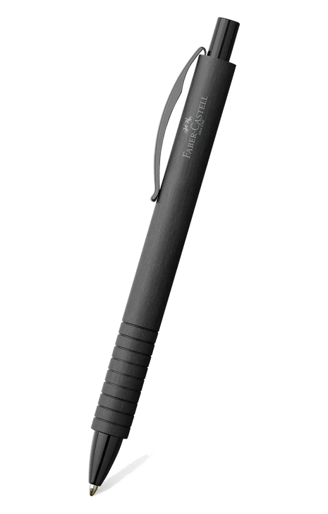 Faber-Castell Essentio 系列 – 德國Faber-Castell Essential系列鋁杆純黑原子筆 (148427)