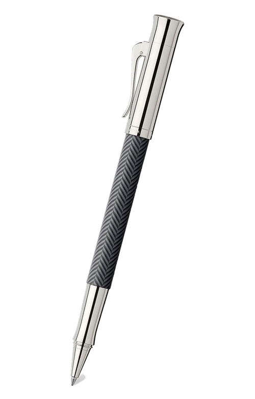 德國 Graf Von Faber Castell Guilloche 系列 – 深灰幾何紋筆杆走珠筆 (146710)