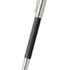 德國 Graf Von Faber Castell Guilloche 系列 – 黑色扭索紋筆杆18K黃金咀墨水筆 (146540)