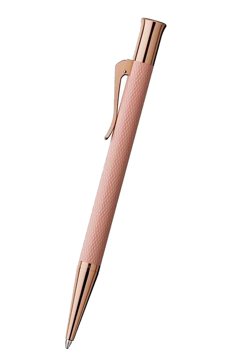 德國 Graf Von Faber Castell Guilloche 系列 – 玫瑰金扭索紋原子筆 (145337)
