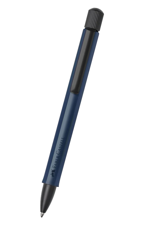 Faber-Castell Hexo 系列 – 德國Faber-Castell Hexo系列鋁杆午夜藍原子筆 (140544)