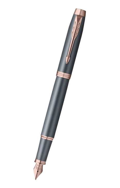 Parker IM 系列 – Finishing Touch特別版墨水筆 – 深灰玫瑰金夾 (2235433)