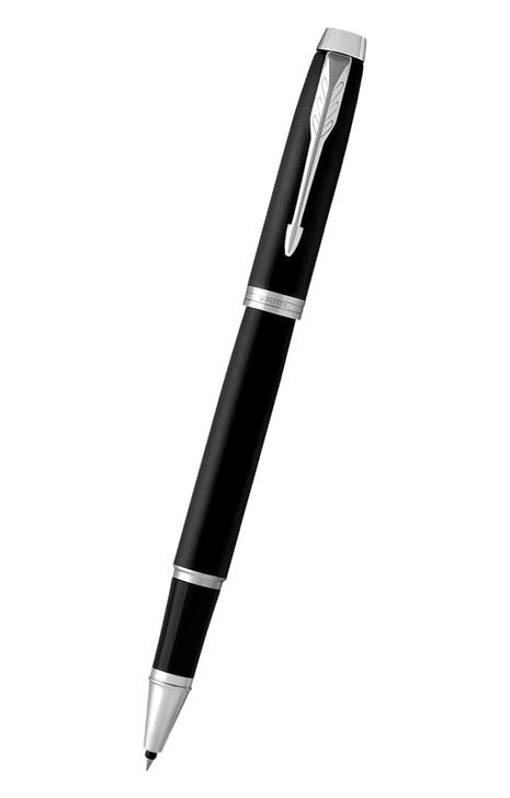 Parker IM 系列 – 磨砂黑銀夾走珠筆 (2143634)
