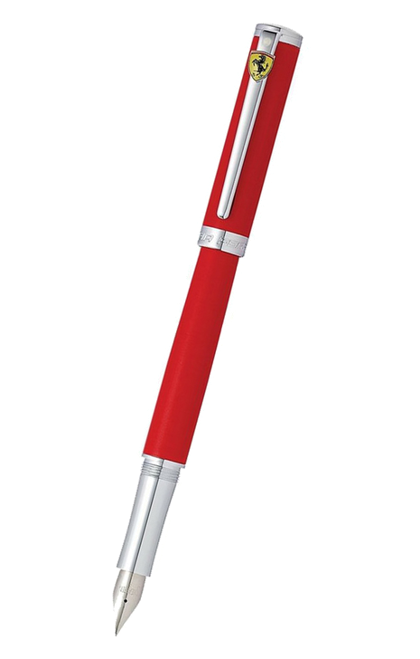 Sheaffer Intensity 系列 – 法拉利特別版磨砂紅色銀夾墨水筆 (SHF-INTFE-RED-CT-F)