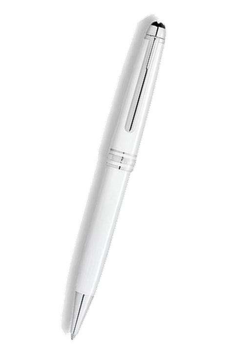 Mont Blanc Meisterstück 系列 – 白色鉑金夾原子筆 (164型) (137122)