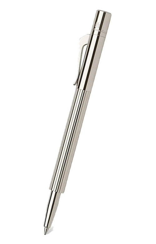 德國 Graf Von Faber Castell Pocket 系列 – 鍍鉑金短身口袋原子筆 (148010)