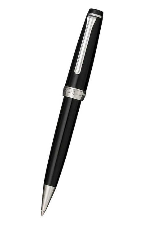 日本 Sailor 寫樂 Pro Gear Slim 系列 – 亮黑銀夾原子筆 (16-0707-220)