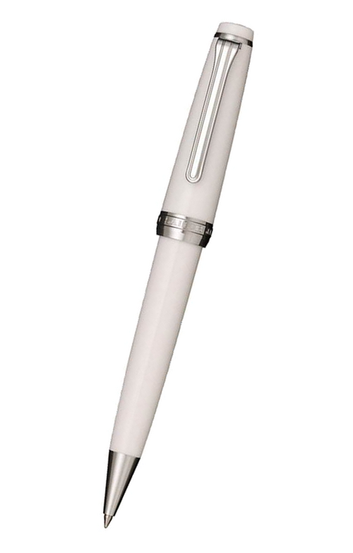 日本 Sailor 寫樂 Pro Gear Slim 系列 – 亮白銀夾原子筆 (16-0707-210)
