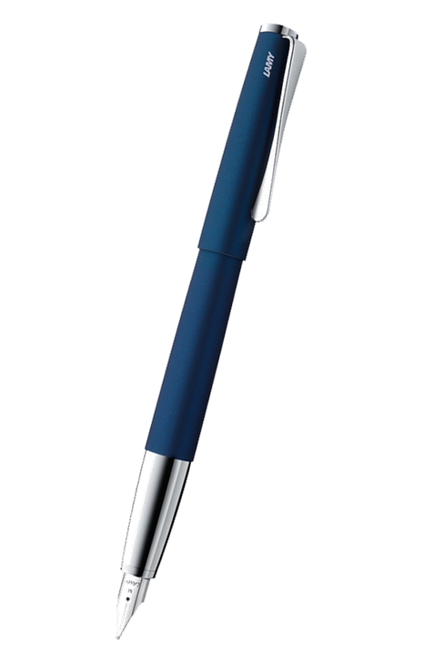 Lamy Studio 系列 – 磨砂藍銀夾墨水筆 (LMY-STU-IBLU-CT-F) (067) (067)