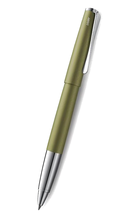 Lamy Studio 系列 – 特別版橄欖綠銀夾走珠筆 (LMY-STU-OLVGRN-CT-RB)