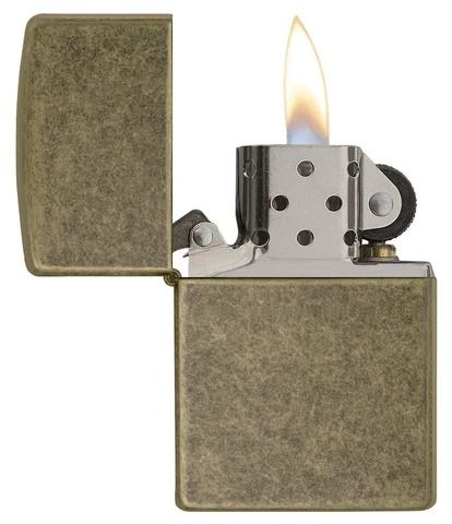 zippo antique bronze plate zpo 201fb 8