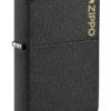 Zippo 防風火機 – 磨砂黑分裂紋LOGO (ZPO-236ZL)