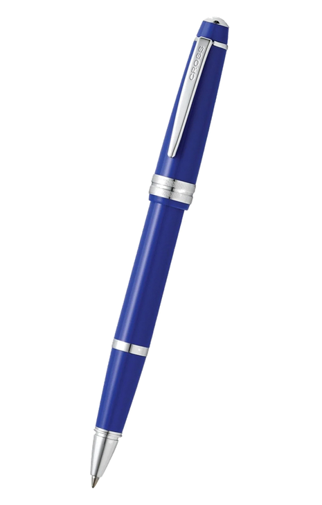 Cross Bailey Light 系列 – Light系列藍色銀夾走珠筆 (AT0745-4)