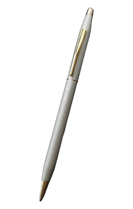 Cross Classic Century 系列 – 磨砂灰金夾原子筆 (CRS-CC-GRY-GT-BP)