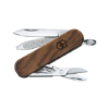 Victorinox 瑞士刀-Classic SD Wood-胡桃木刀柄 (0.6221.63)