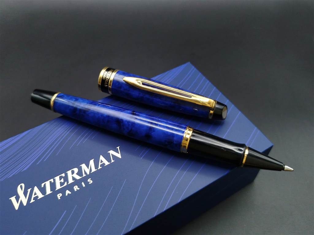 expert blue marblu gold trim rb 5