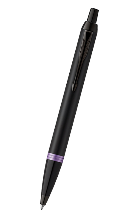 Parker IM 系列 - Vibrant Ring 純黑紫環原子筆 (2172951)