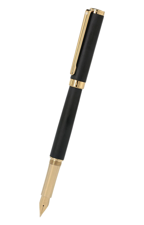 Sheaffer Intensity 系列 – 黑色暗紋金夾墨水筆 (E0924253)