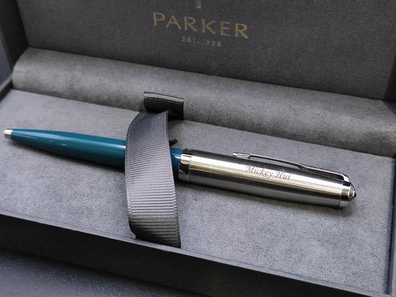 parker 51 green lblu chrome trim bp 12