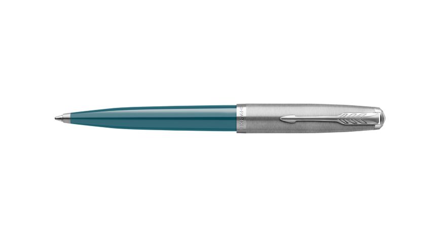 parker 51 green lblu chrome trim bp 5