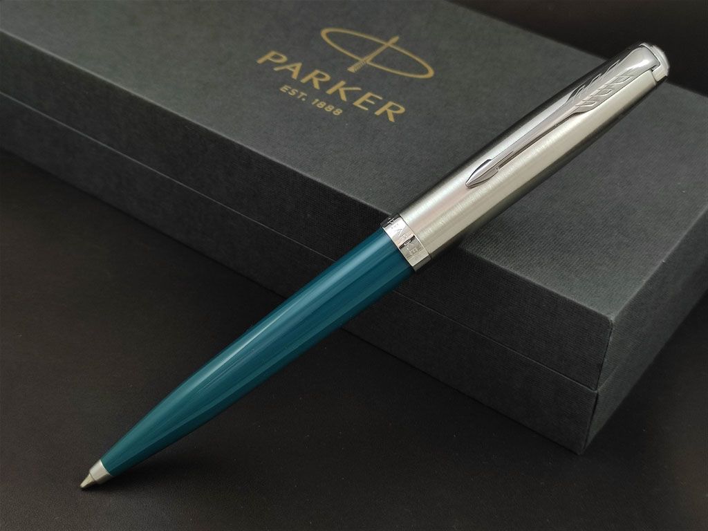parker 51 green lblu chrome trim bp 6