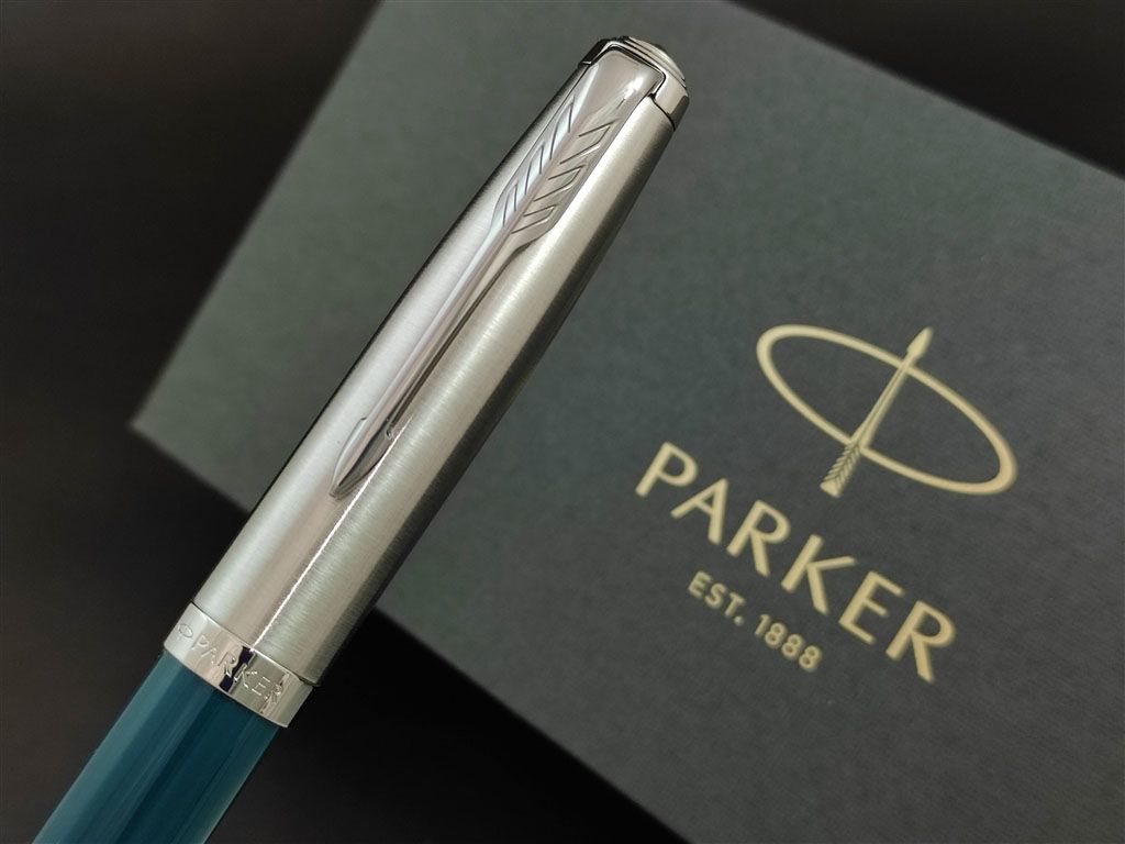 parker 51 green lblu chrome trim bp 8