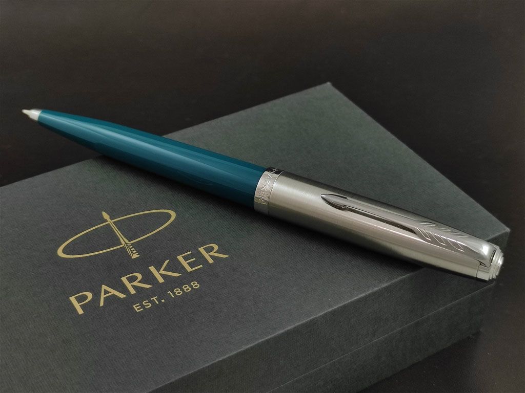 parker 51 green lblu chrome trim bp 9