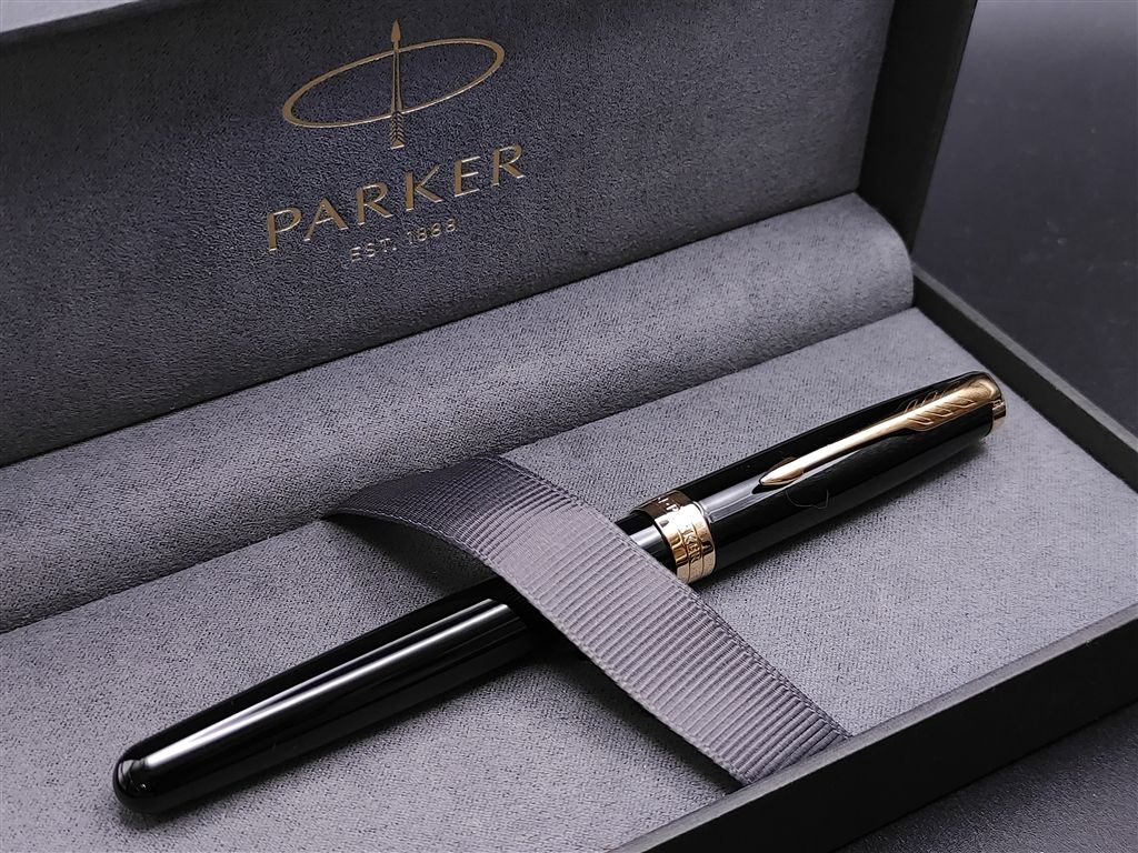sonnet lacquer black gold trim rb 12