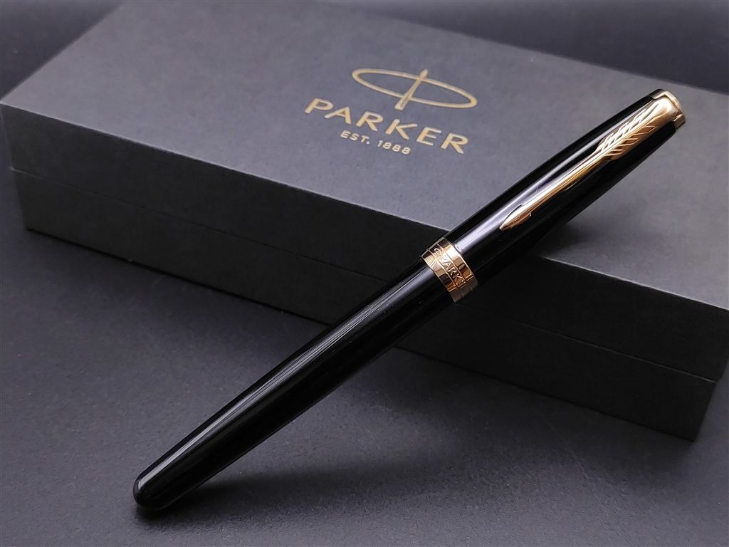 sonnet lacquer black gold trim rb 8