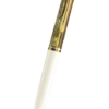Pelikan Souverän 系列 – 400型珍貴賽璐珞玳瑁條紋白杆鍍24K黃金夾原子筆 (PLK-SUV400-WHTTOR-BP)