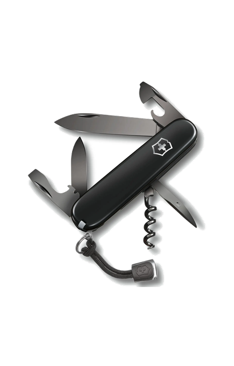 Victorinox 瑞士刀-Spartan 91mm-黑色柄碳灰刀面 (1.3603.31P)